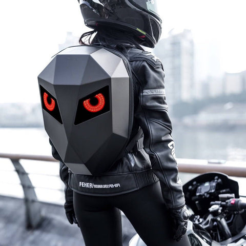 LED motorcycle backpack "LOY Iron Man Big" 