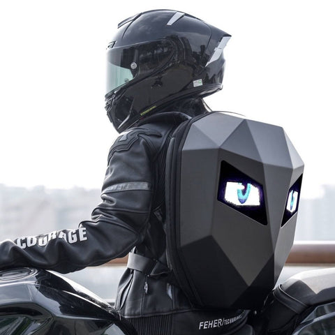 LED motorcycle backpack "LOY Iron Man Big" 